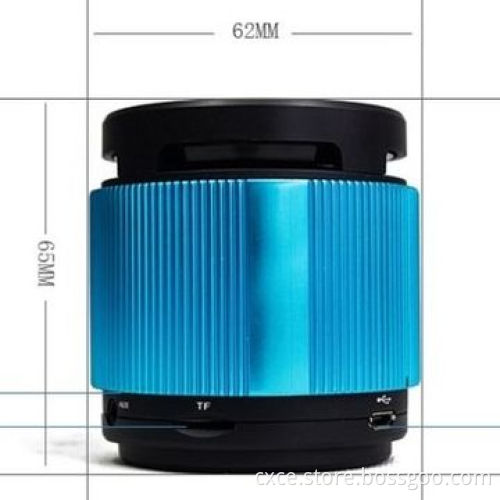 Bluetooth Mini Speaker, FM Radio and MP3 Function, Bluetooth Headset, Metal Cover, Mini Size